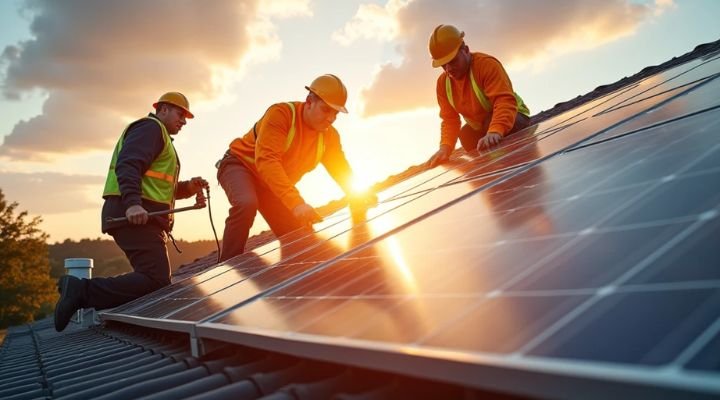 Placas Solares e Orientação Correta