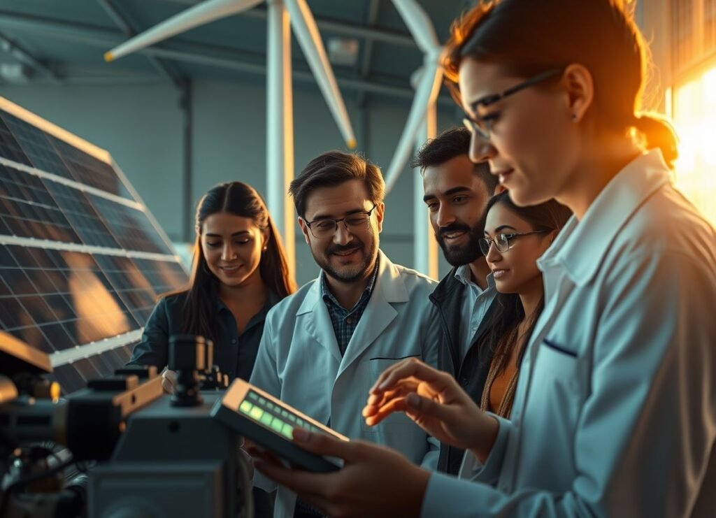 Projetos de pesquisa em energia renovável: Inovações e Desafios